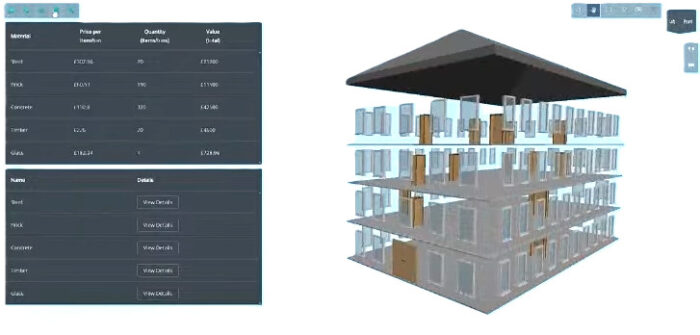SiTESalvage’s project uses digital twins to transform buildings scheduled for demolition into “resource banks” by digitally mapping their salvageable materials. (Image courtesy of Bentley Systems and Enactus)